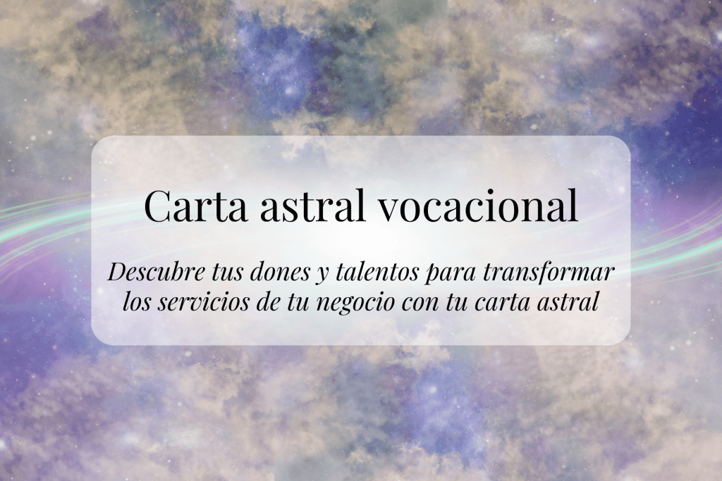 Carta astral vocacional
