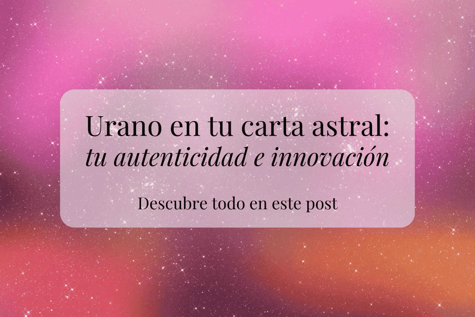 Urano en la carta astral