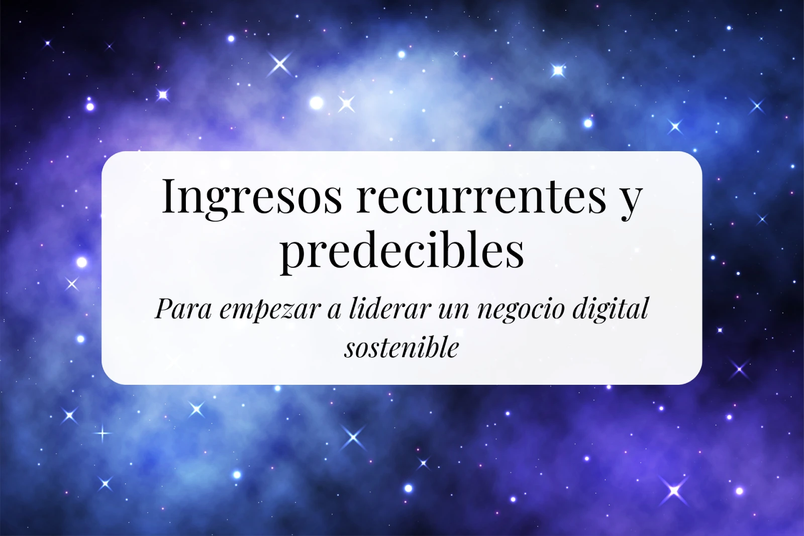 Ingresos recurrentes