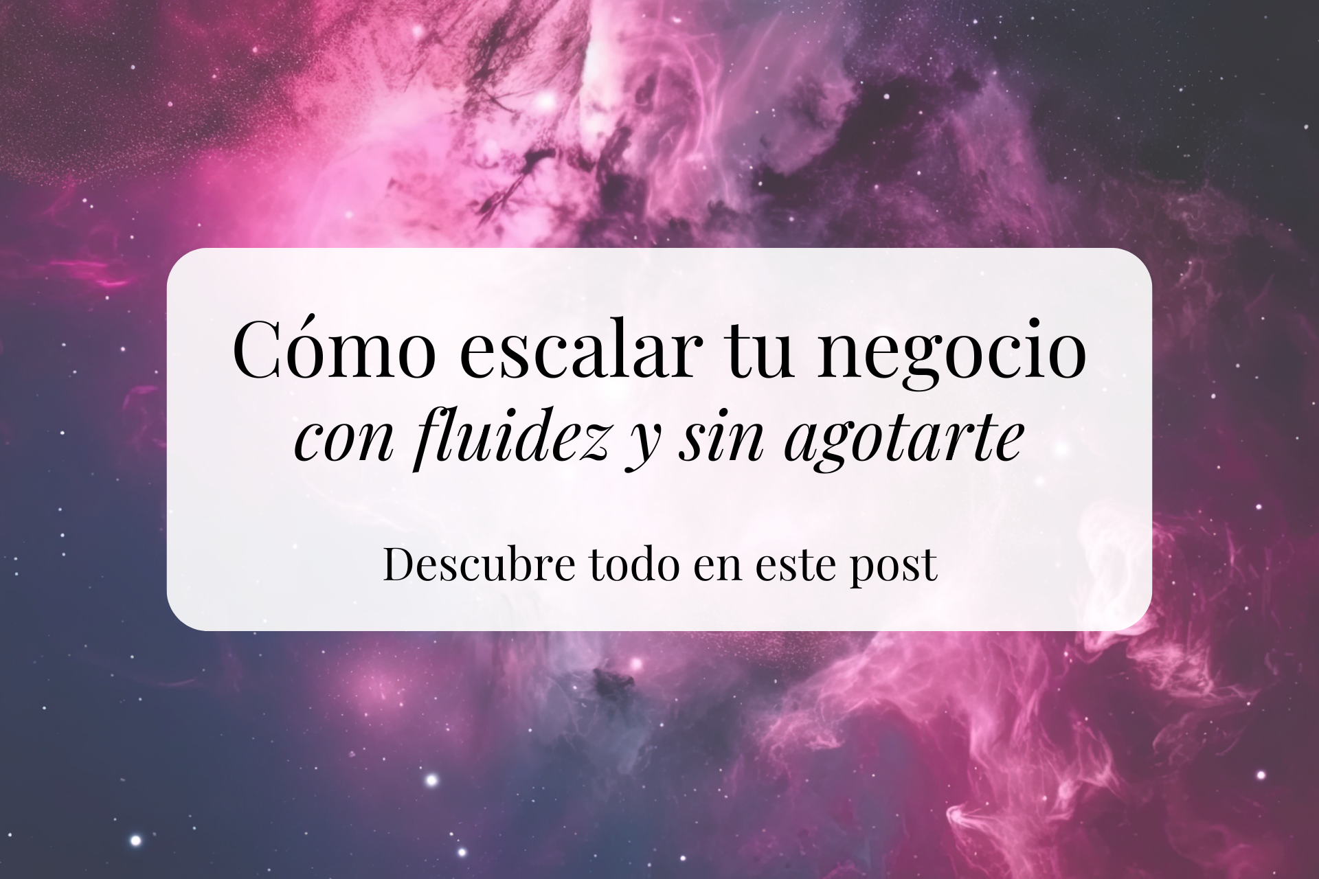 Negocio escalable