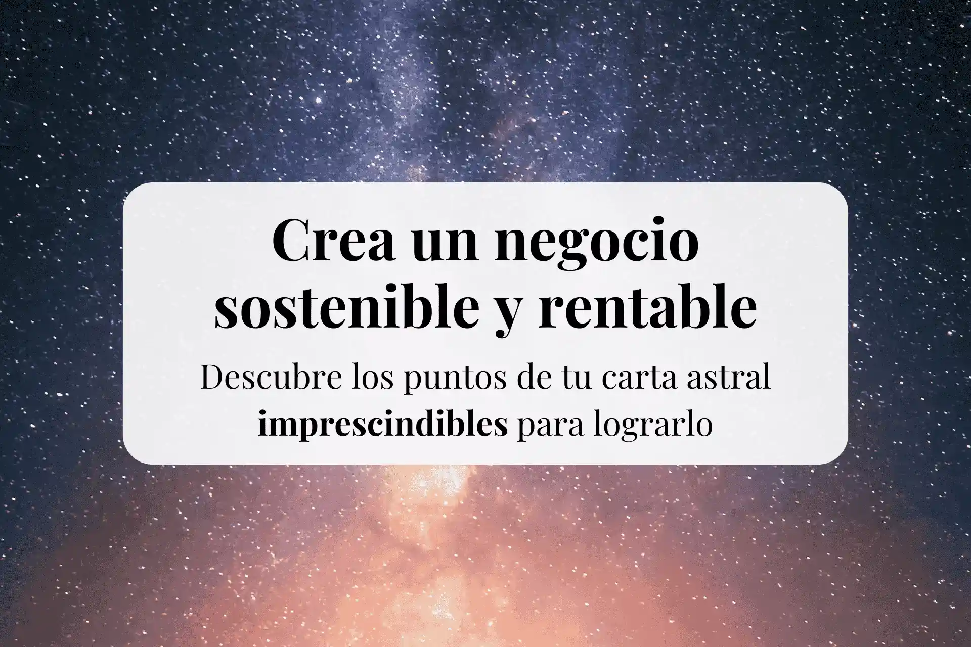 Astrología para emprendedoras