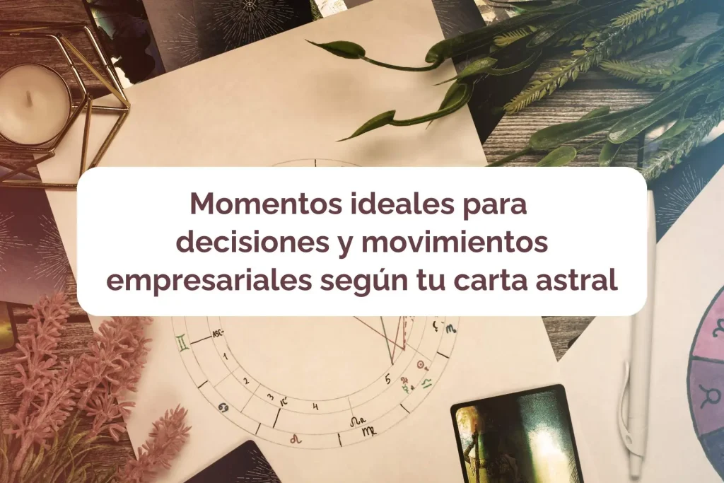Carta astrológica corporativa para eventos empresariales